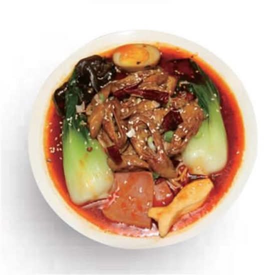 麻辣肥腸面 Sichuan Mala Spicy Pork Intestine Noodle
